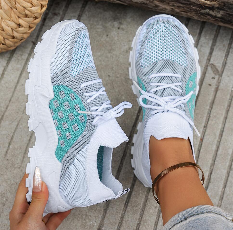 Women Shoes Tennis - Женские дышащие кроссовки из сетчатого трикотажа,