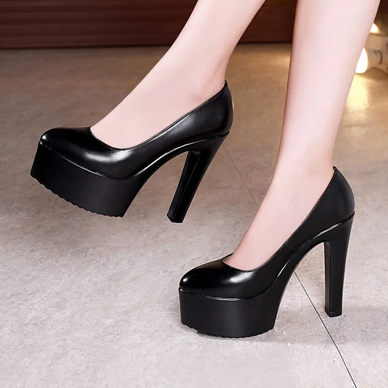 Court Heel Pointed - Туфли на платформе для женщин больших