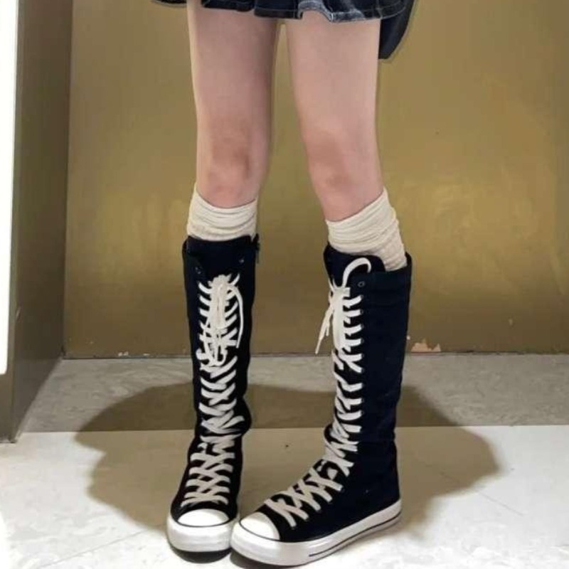 Новые женские высокие кеды-бот – обзор и цена Knee High Boots Women