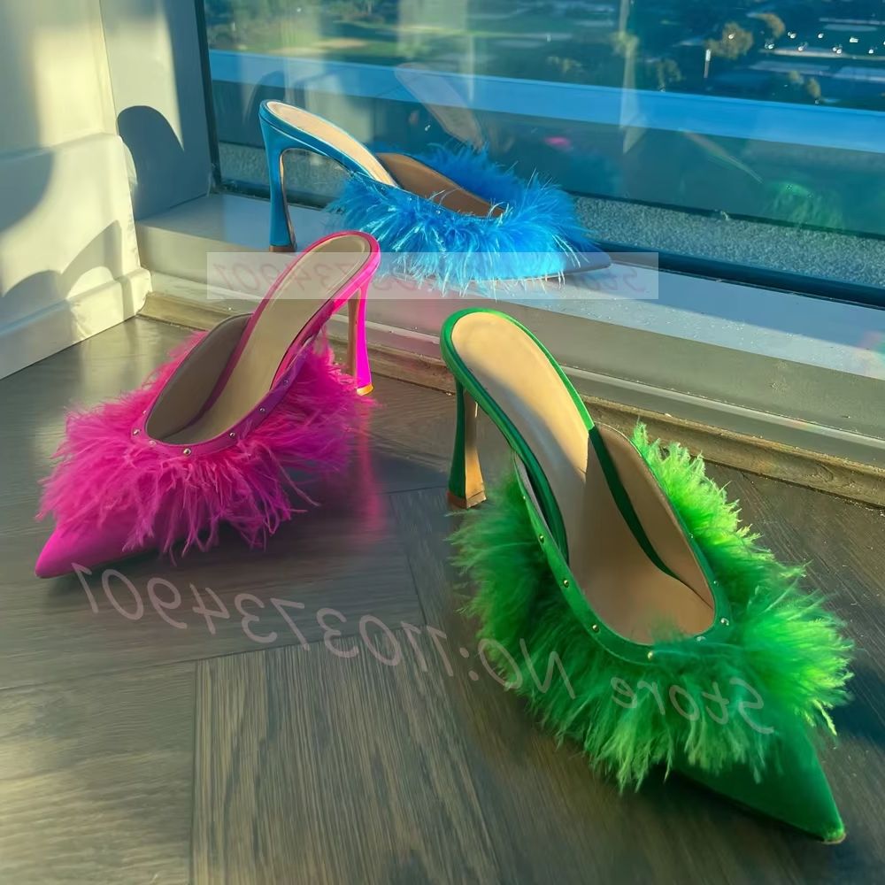 Женские туфли-мюли на высоком  – обзор и цена Court Heel Pointed