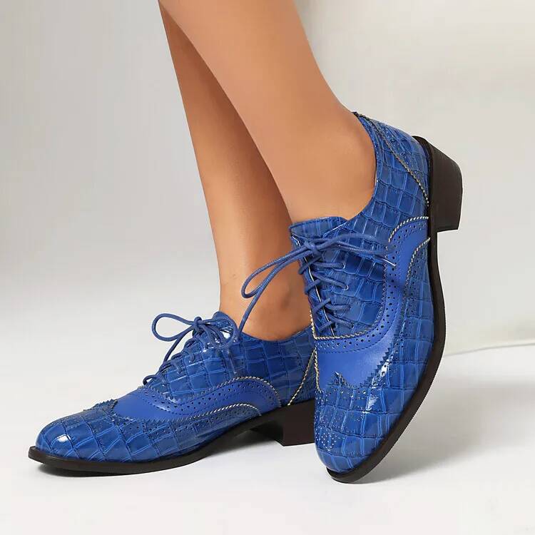 Женские туфли на низком каблук – обзор и цена Oxford Lace Up Women