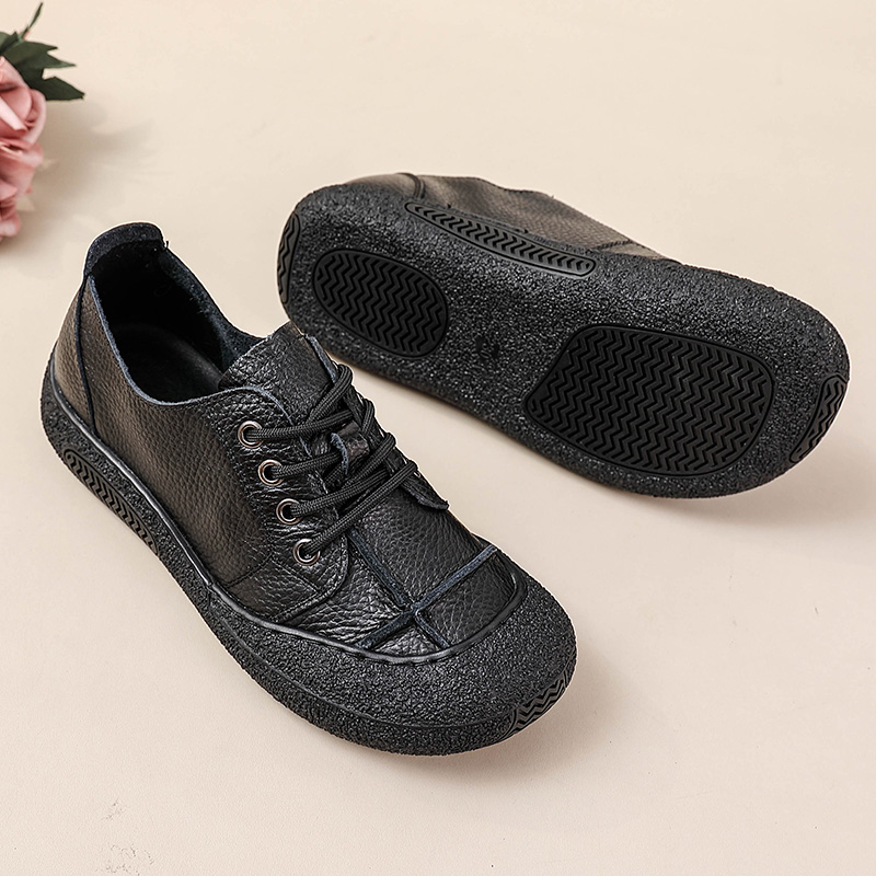 Ретро-туфли из натуральной кож – обзор и цена Oxford Lace Up Women