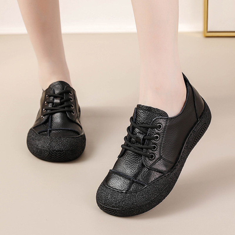Ретро-туфли из натуральной кож – обзор и цена Oxford Lace Up Women