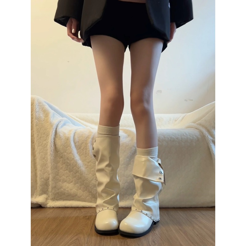 Женские высокие сапоги-трубы с – обзор и цена Knee High Boots Women